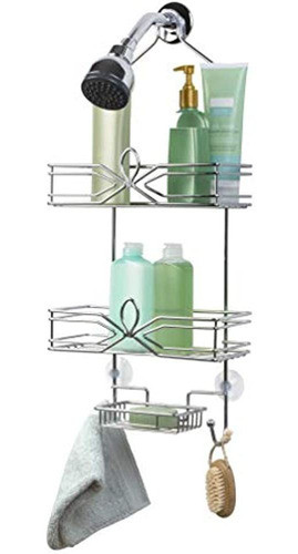 Richards Homewares Aria Cesta De Ducha Y Baño De 3 Niveles C 0