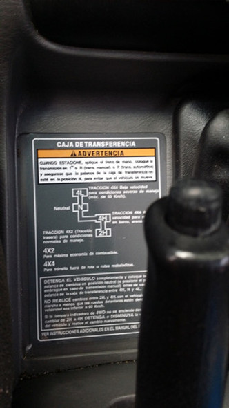 Calco Suzuki Vitara / Caja De Transferencia / Laminada 1 Calco Suzuki Vitara / Caja De Transferencia / Laminada 1