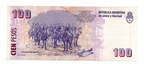 Billete 100 Pesos Convertibles Con Leyenda Bottero 3702 1