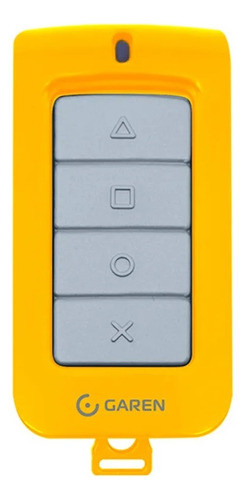 Controle Remoto Para Portão Garen Tx Play Amarelo 0