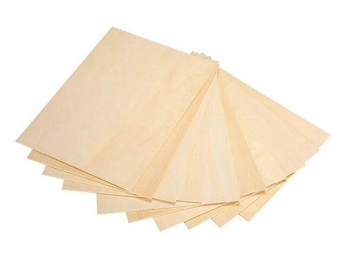 Madera De Balsa Aeromodelismo 450mm X 300 X 2mm 0