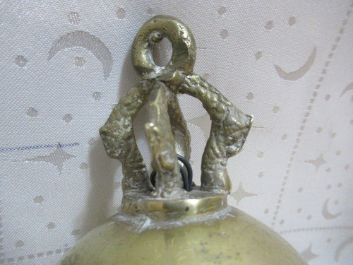 Antigua Campana Bronce Dios Ganesha Shiva Hinduismo Hindú 1