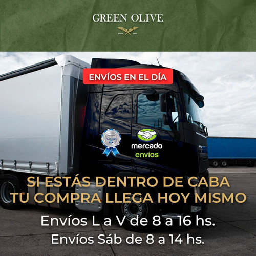 Aceitunas Verdes N° 000 X 480 Gr. Esc. Vidrio 1