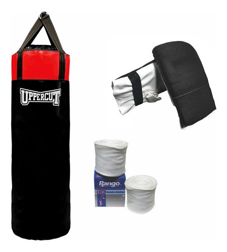 Bolsa De Boxeo110  + Relleno + Guantines + Vendas 0