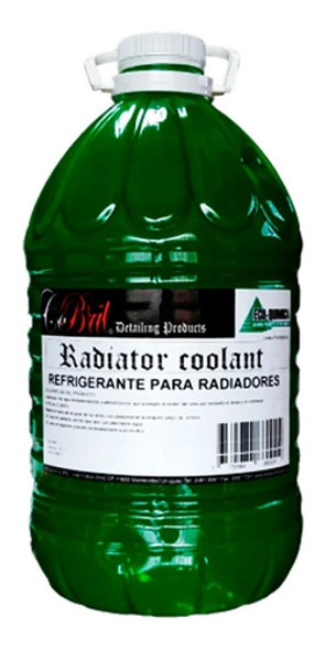 Agua De Radiador X 5 Lts Verde- Anticongelante Anticorrosiva 0