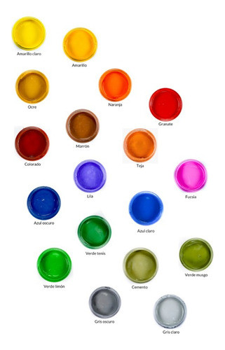 12 Pinturas Acrílicas Artesanías 200 Cc Promet - V/ Colores 1