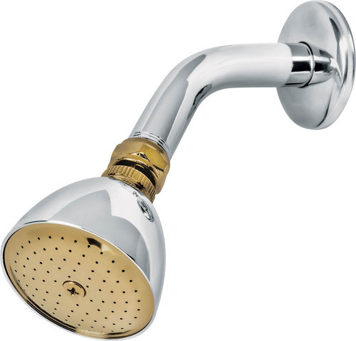 Roseta Ducha Metálica 2 1/2'' Con Brazo Acero Cromado Foset 0