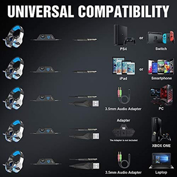 Bengoo V-4 Gaming Headset Para Xbox One, Ps4, Pc, Controller 1