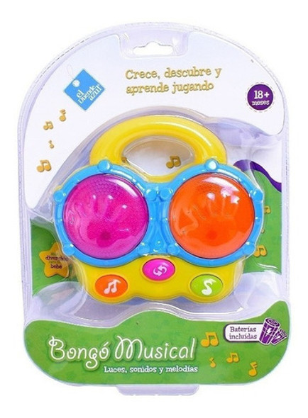 Bongo Tambor Infantil Musical Dulces Melodias Art 7199 0