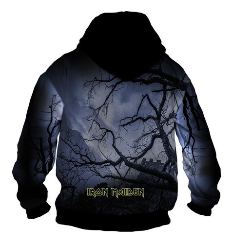 Buzo O Campera Capucha Zt Bczt-0448-iron Maiden Fear Of Dark 1