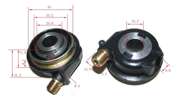 Engranaje De Velocimetro Yamaha Ybr 125 W Standard 1