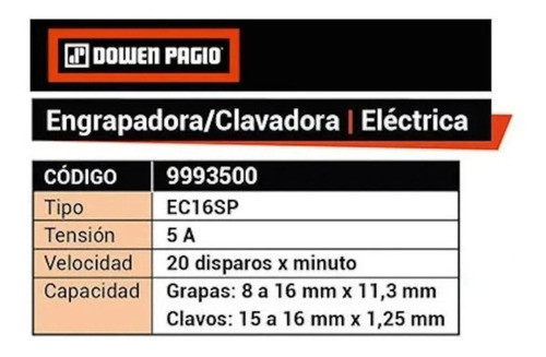 Engrampadora Clavadora Electrica Ec825e Gladiator Pro Kirkor 1