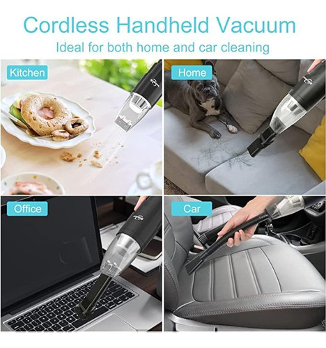 Eautor Aspiradora De Mano Inalámbrica, Mini Aspiradora De Co 1