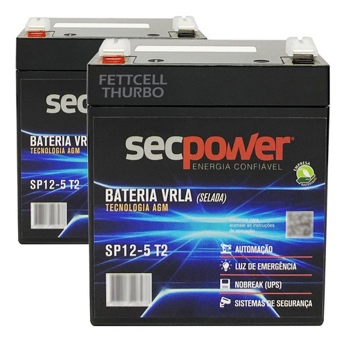 2 Bateria Do Nobreak Gamer Ragtech One Up Nitro 1000va 4592 0