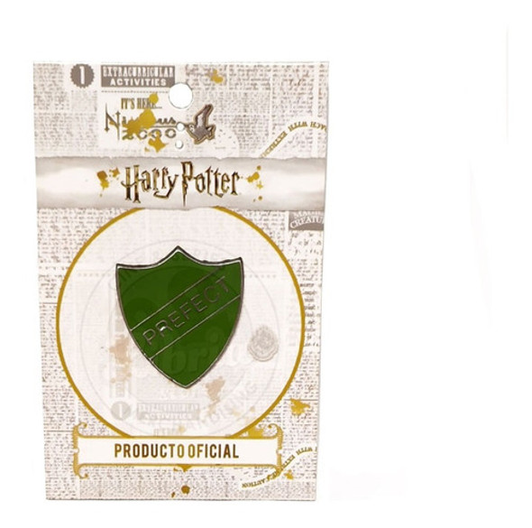 Prendedor Prefecto Slytherin Original - Pin Harry Potter 1