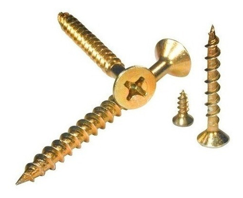 Tornillo Fix Ph 4 X 25mm Zincado Amarillo X 500 Unid 0