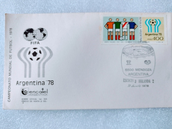 Sobre Conmemorativo Fútbol Mundial Argentina 78 0