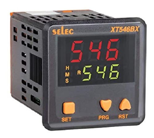 Temporizador Timer Xt-546bx 3 Dig 6 Rangos 2 Rele 24v 48x48 0