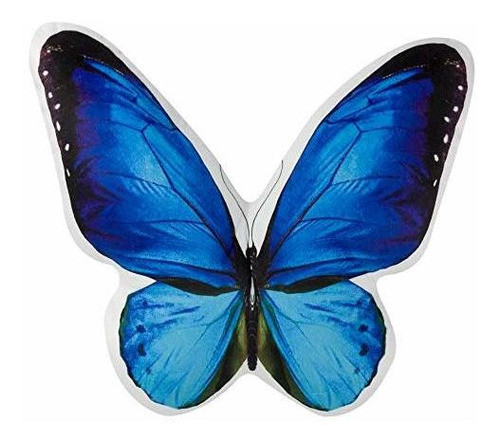 Jwh 3d Animal Acento Almohada Realista Forma De Mariposa Coj 0