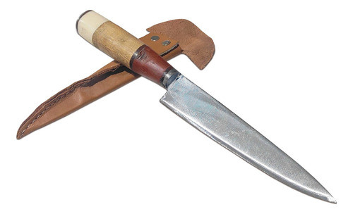 Juego Cuchillo Chaira Tabla Accesorios Parrillero Set X3 1