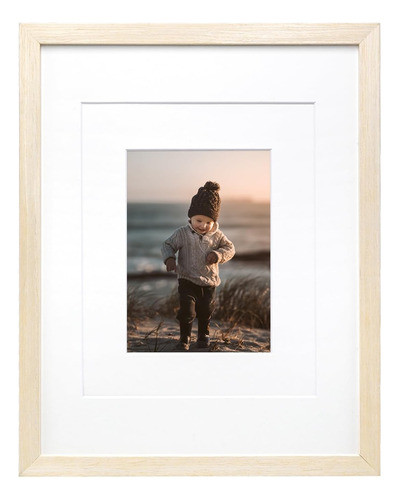 Marco Fotos Madera Natural Plexiglass Frontal 30x35.5cm 0