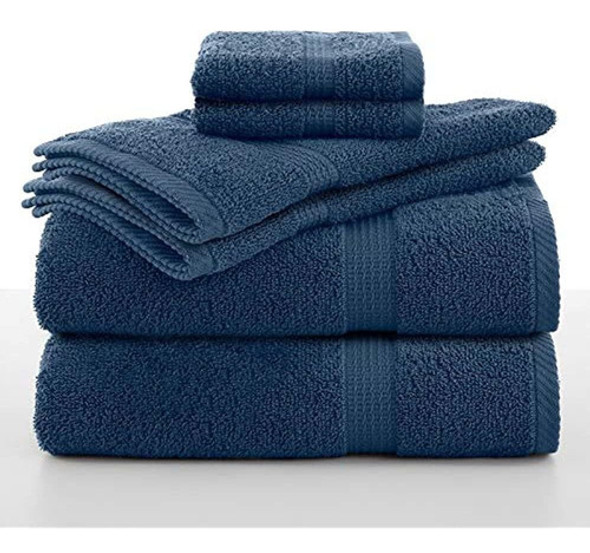 Utica Essentials 7129684 Juego De Toallitas De Baño De 6 Pie 1