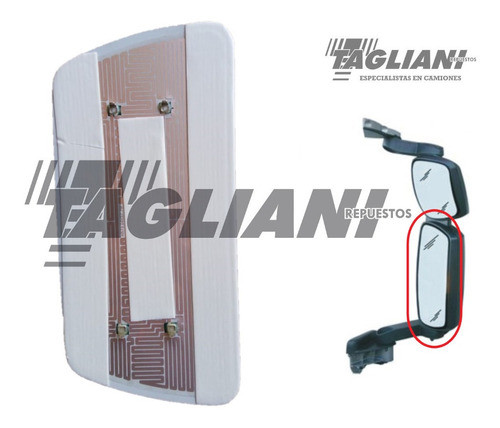 Vidrio Espejo Ive Stralis Cursor Tector Con Desempañador 0