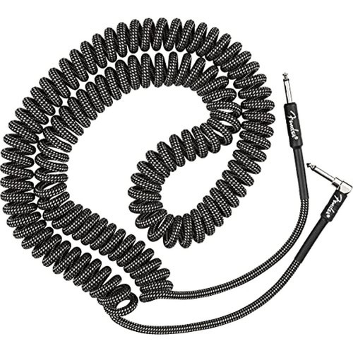 Fender Pro Coil Cable 30' - Gray Tweed 0