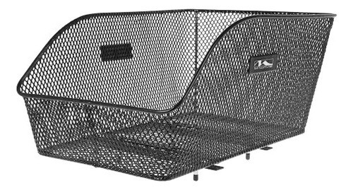 M-wave Rear Ba-rm Long Basket, Black, Universal Fit 0