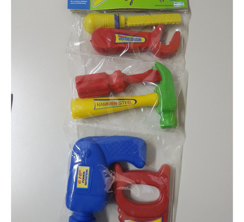 Set De Herramientas Juguete Infantil X 10 U. 1