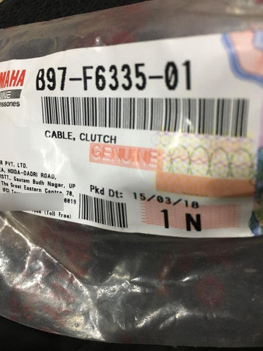 Cable Embrague Yamaha Fz 25 250 Original Gaona Motos 1