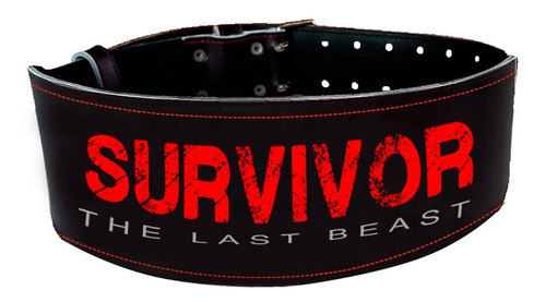 Cinturón Reforzado Cuero Entrenamiento Gym Survivor Genetic 0