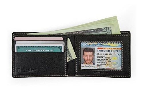 Cartera De Cuero Timberland Mens Blix Slimfold 1