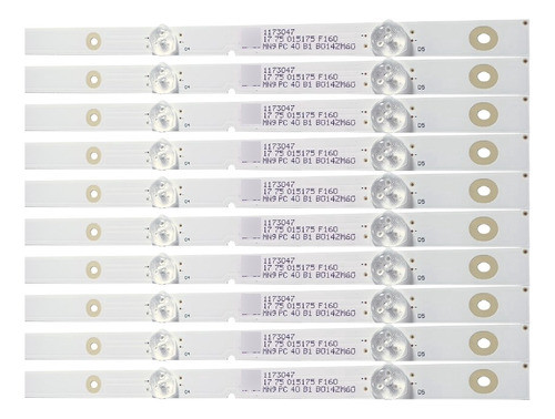 Kit De 10 Tiras De 5 Led Sharp Sh5520kuhd 55.8cm 1