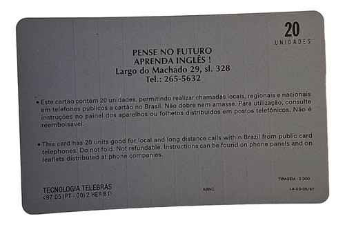 Ct27= Cartao Herald Telebras Trg2,000 Novo = Ver Abaixo 1