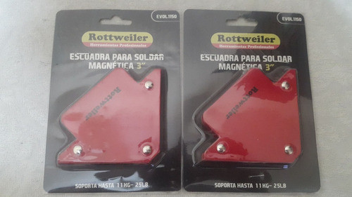 Escuadras Magneticas Soporte Soldar 11 Kg 3 PuLG Kit (x) 2 0