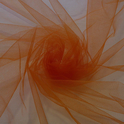 10 Metros Tecido Tule 100% Poliéster 1,20 Mt Largura Laranja 1