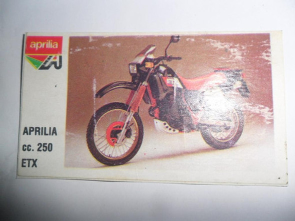 Figurita Figu Moto Aprilia Cc 250 Etx Album Fichu 0