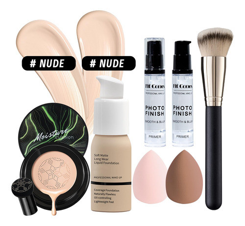 Kit De Maquillaje Para Mujeres Cc Crema Y Esponja Ews 1
