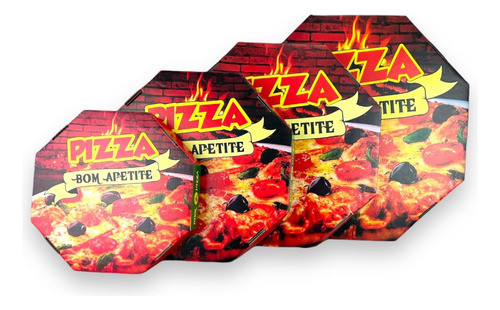 Caixa De Pizza 35 Bom Apetite Reforçada Ifood Delivery 0