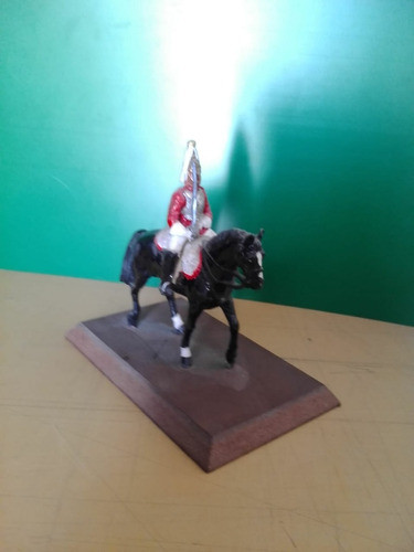 Soldado-coracero Inglés-oficial - Con Caballo-60 Mm- England 0