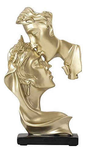 Willcome Man Kiss Womans Forehead Estatua De Resina Fundida 0