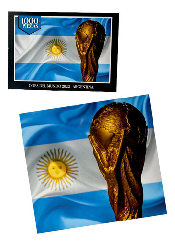 Puzzle X 1000 Piezas Argentina Campeon Mundo! Gracias Leo!!! 0