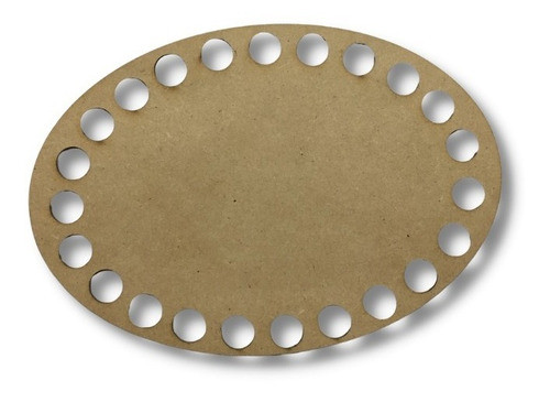 Bastidor De Mdf Para Crochet O Trapillo Ovalada De 17*25cms. 0