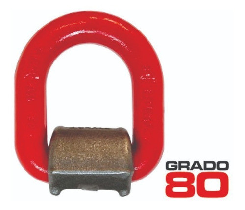 Cancamo Soldable Eslinga D-ring G80 8000kg J & L Certificado 1