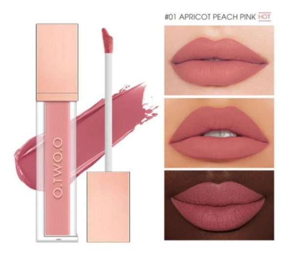 O.two.o Brillo De Labios Mate Resistente Al Agua Tono #01 1
