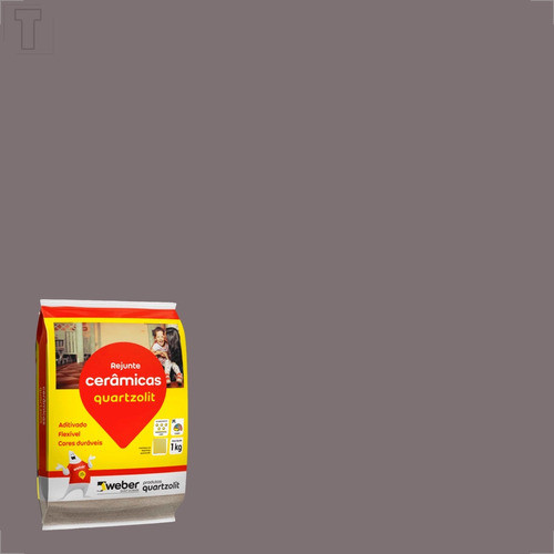 Rejunte Quartzolit 1kg Preto Grafite Flexivel 1