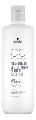 Shampoo Purificante Deep Cleansing Bonacure X1 L Schwarzkopf 0