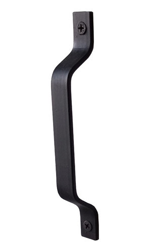 Manija Para Puerta Granero, Hierro Forjado Color Negro Mate 0