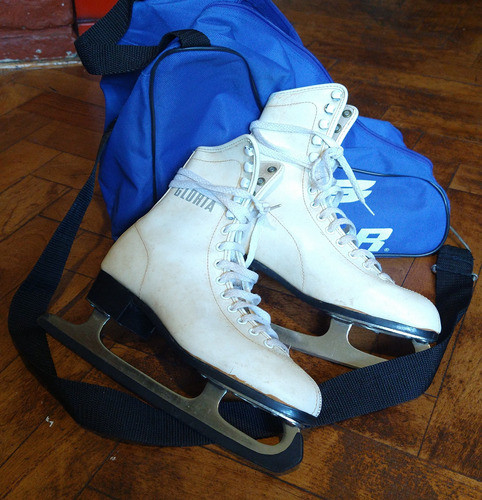 Patines De Hielo Original Gloria (cuchillas Tuv) 38 C/bolso 0